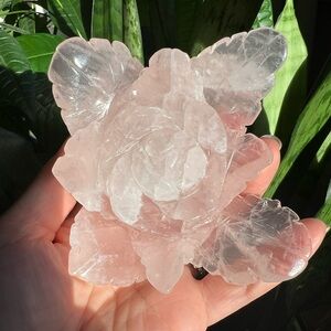 Rose quartz flower craving (c) | crystal